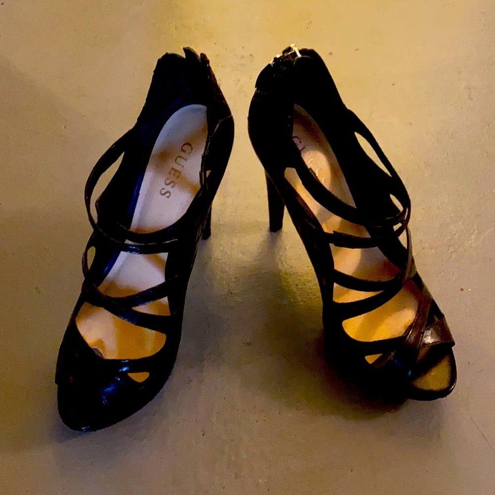 Guess size 8 high heels.